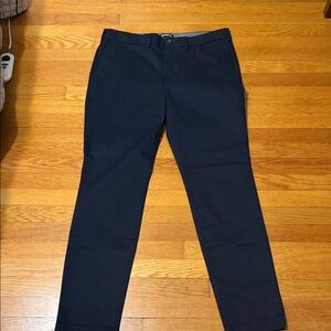 Express Men's Skinny Fit Hyper Stretch Dark Navy Chinos 36x32